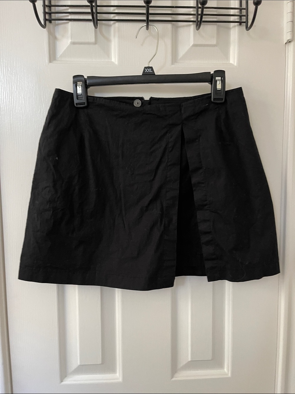 Willi Smith Black Pleated Mini Skort